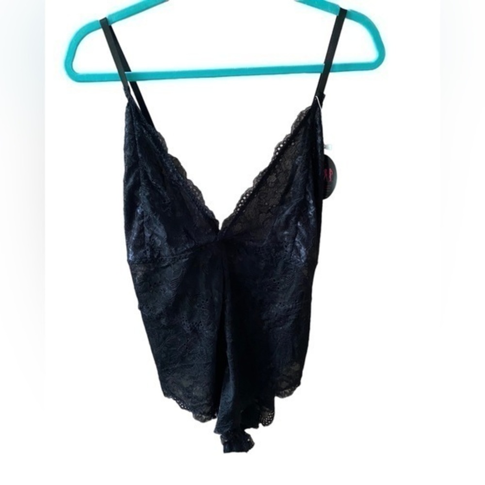Avid love women’s black lace one piece teddy lingerie size xxxl (xl)